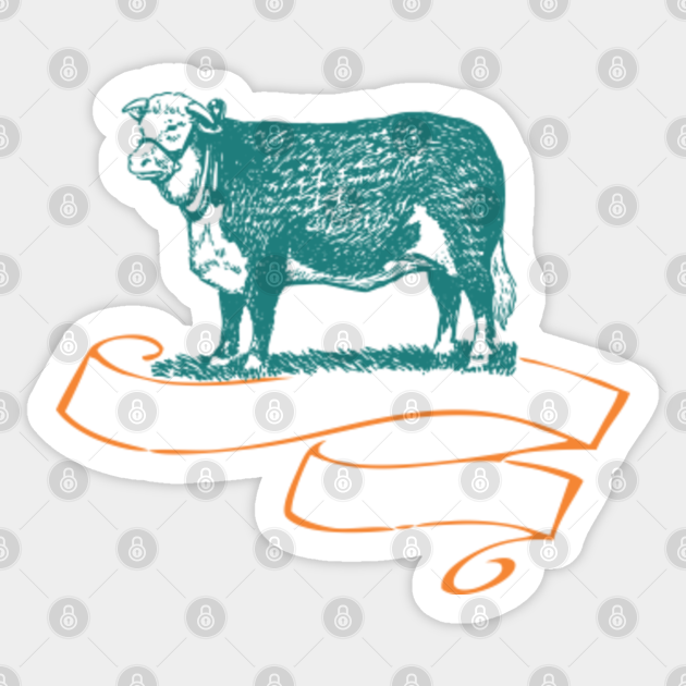 Hereford Cattle Hereford Cattle Sticker TeePublic